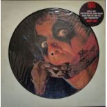 Alice Cooper Twin picture disc album (MCFP 3392) 1986 of "Raise your fist and yell" and