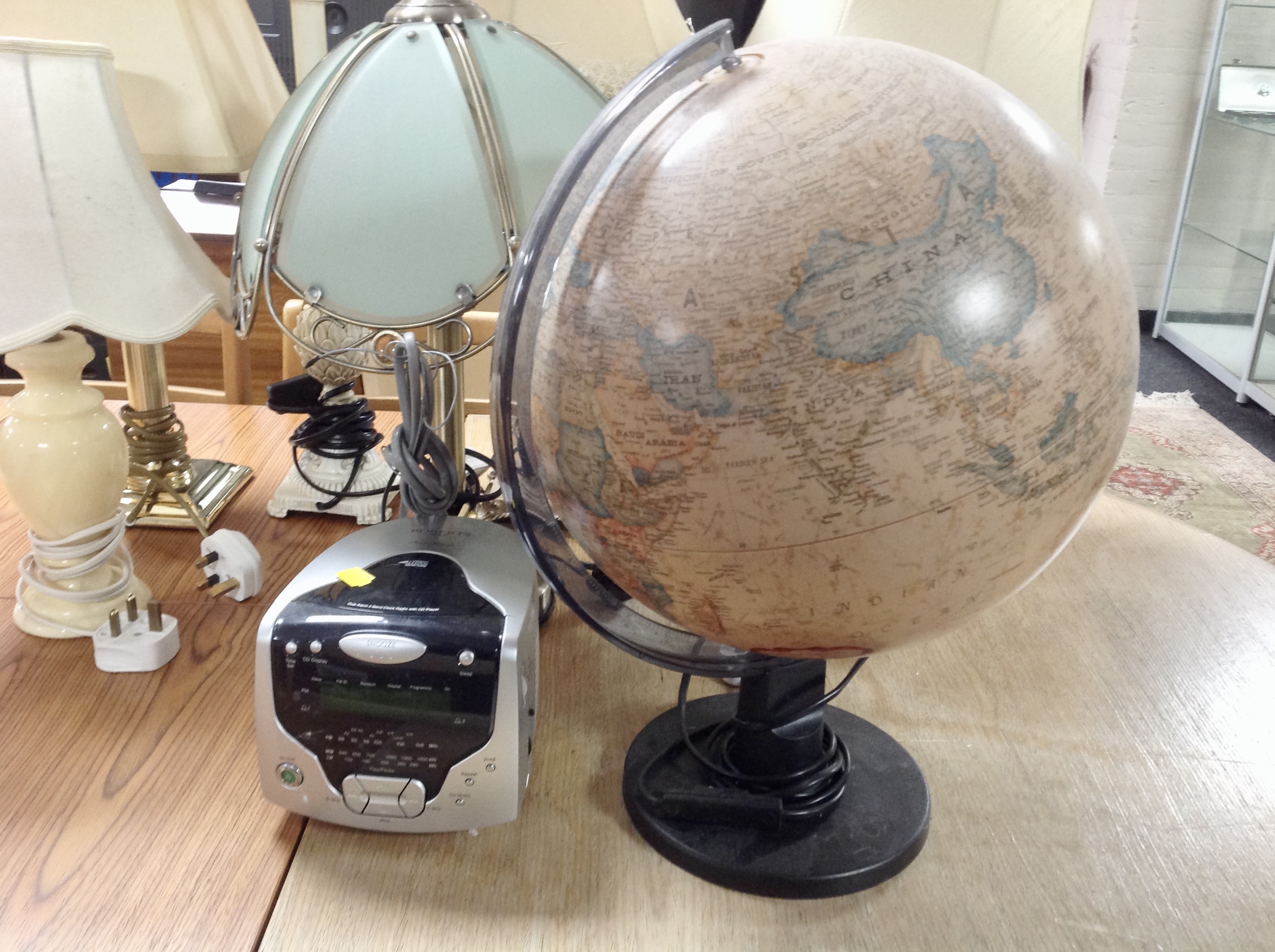 A Replogle World Premier Series 12" electric globe, - Image 2 of 2