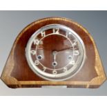 A 20th century Westminster chime Dutch mantel clock.