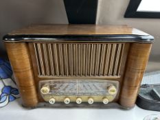 A mid-century Danish valve radio.