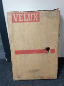 A Velux 55cm x 78 cm window boxed (as found)