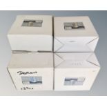 8 Saxby lighting Doron wall lights, boxed.