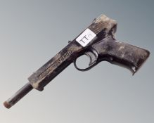 A vintage Diana SP50 4.5mm air pistol.