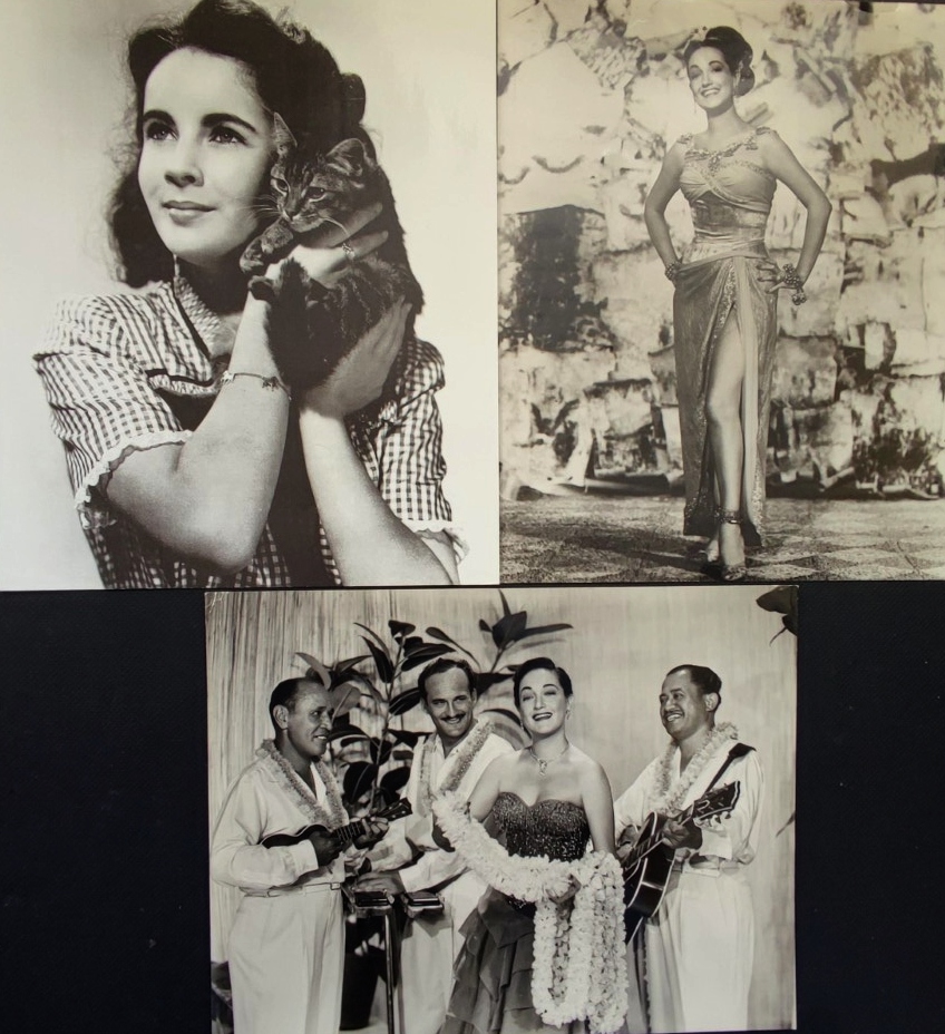 Photographs of Sharon Tate, Elizabeth Taylor and Dorothy Lamour, - Image 2 of 3