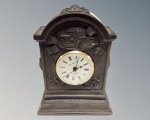 A Genesis Fine Art golf theme mantel clock.