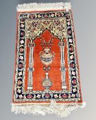 A Keshan prayer rug, Isfahan Province, Central Iran,