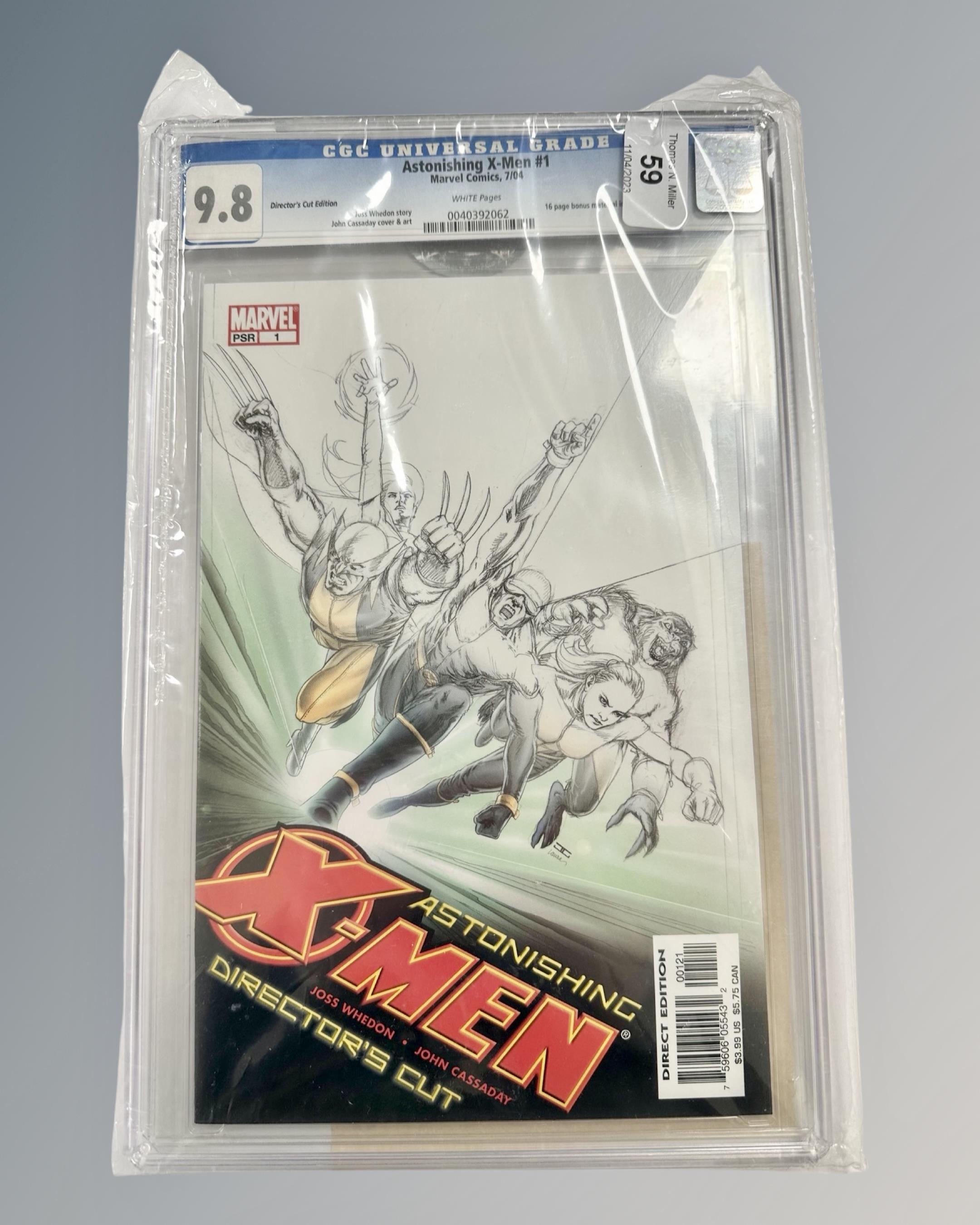 Marvel Comics - Astonishing X-Men #1, CGC Universal Grade 9.8, slabbed.