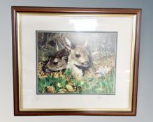 An S G M signed limited edition print 'Fawn' numbered 520,