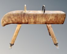 A mid century pommel horse