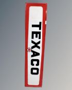 A 20th century over painted illuminated Texaco advertising sign