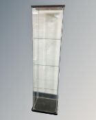 An all glass display cabinet