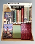 A box of 20th century volumes, Robinson Crusoe,