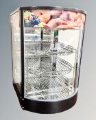 A commercial counter topped food warming cabinet