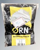 Two pairs of Orn padded work trousers, black size 34R.
