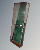 A 20th century counter topped display cabinet