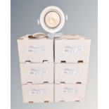 Six Philips LED green Accent light fittings, boxed.