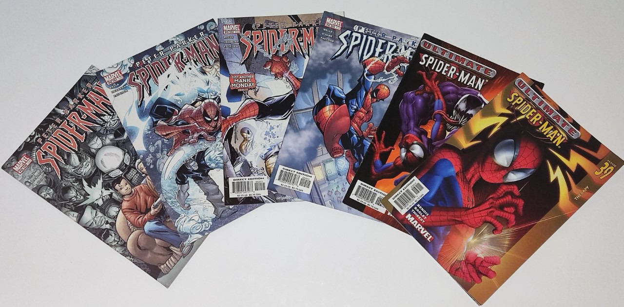 The Amazing Spiderman, Peter Parker and Utlimate Spiderman comics. - Image 2 of 2