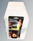 Twenty four major flame electronic re-fillable over-sized lights (boxed)