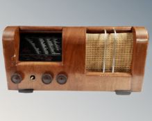 A vintage Danish valve radio (continental wiring a/f)