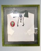 A Toffs retro style football shirt in frame