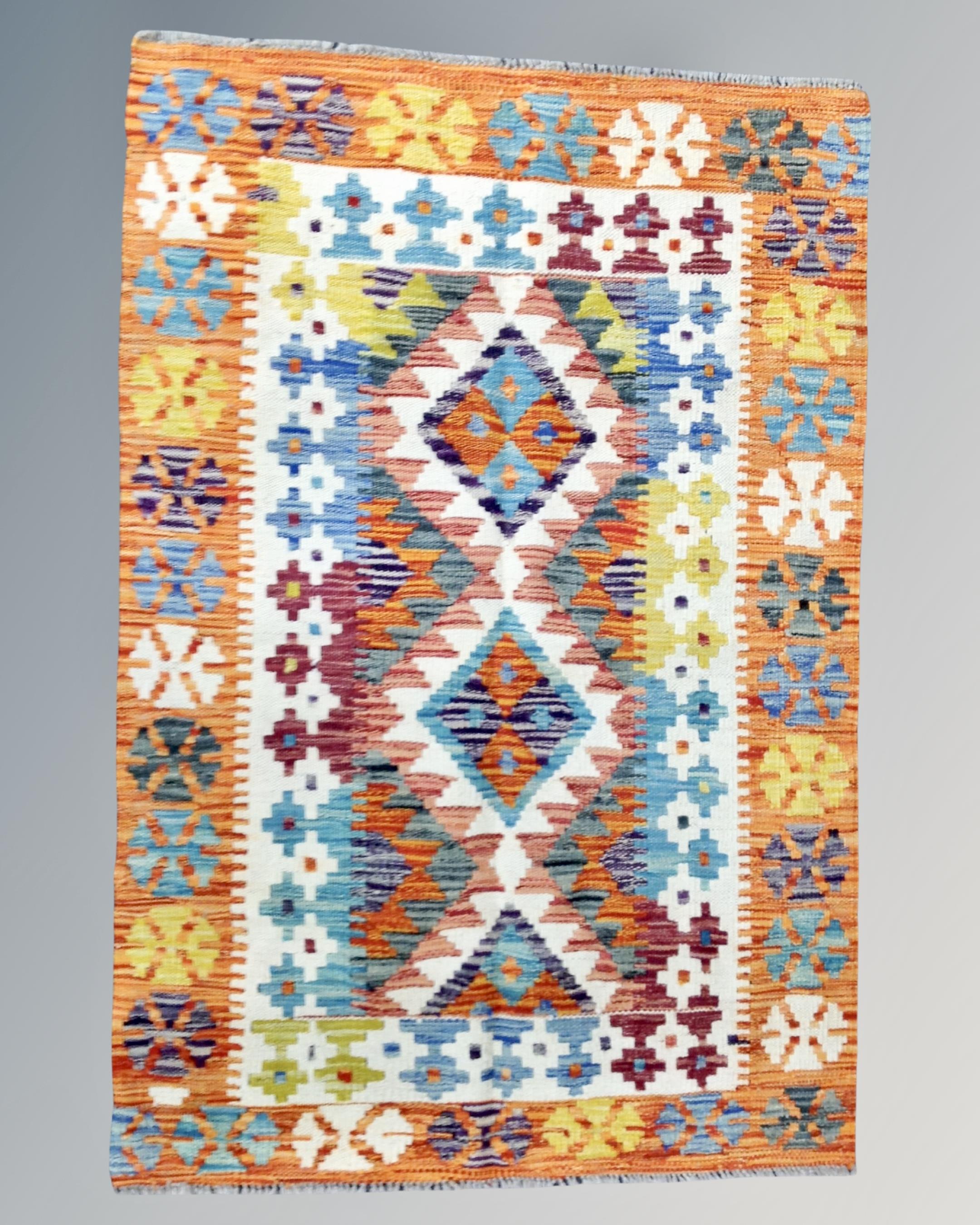 A Chobi kilim 125cm by 83cm