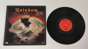 Rainbow rising limited edition LP, Thin Lizzy, Toyah, Scorpions, Cozy Powell and red,