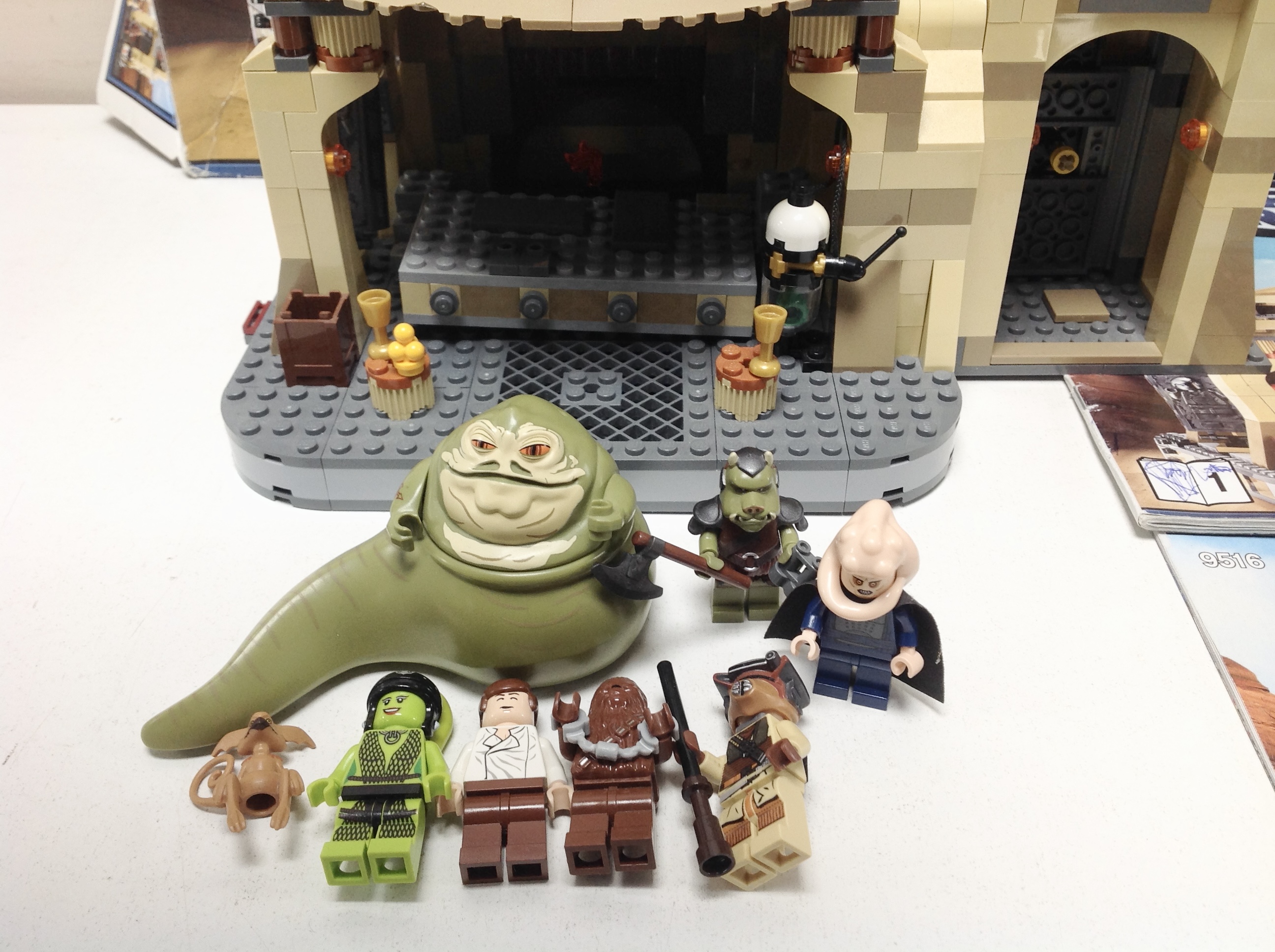 A Lego Star Wars 9516 Jabba's Palace with mini-figures, box and instructions. - Image 2 of 2