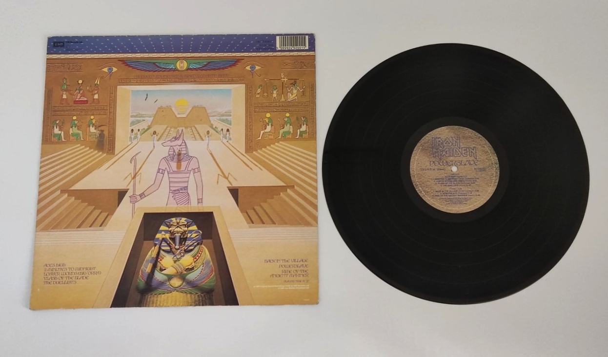 First pressing of Iron Maiden's 'Power Slave' LP 1984. - Image 2 of 2