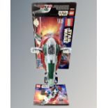 A Lego Star Wars Ultimate Collectors Series 75060 Slave I with mini-figures, box and instructions.