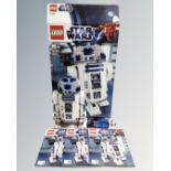 A Lego Star Wars 10225 R2-D2 with box and instructions.