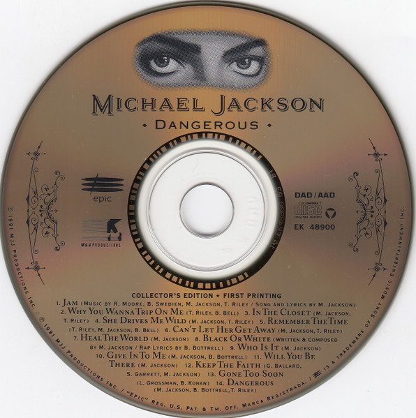 Michael Jackson: 1991's Dangerous collector's edition, - Image 3 of 3