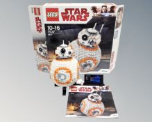 A Lego Star Wars 75187 BB-8 with mini-figure, box and instructions.