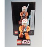 A Lego Star Wars Luke Skywalker Limited Edition Maquette by Gentle Gian, boxed.