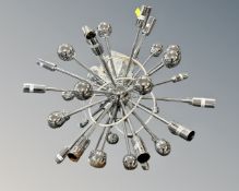 A Sputnik hanging light fitting