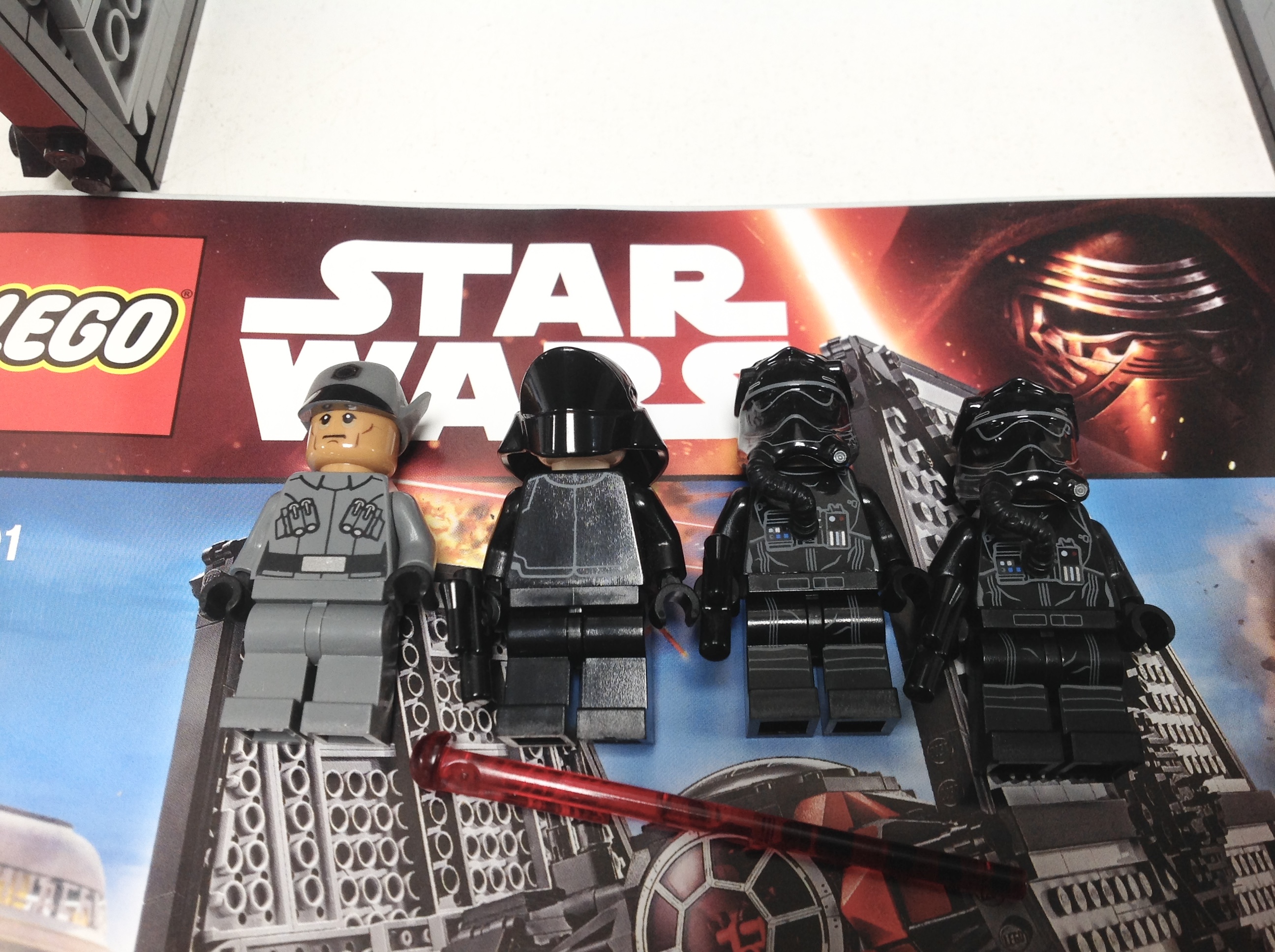 A Lego Star Wars 75101 First Order Special Forces Tie-Fighter with mini-figures, - Image 2 of 2