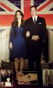 A 2011 Royal Wedding poster of future King William and Queen Kate 29.4.11.