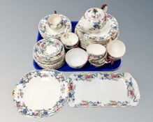 44 pieces of antique Royal Cauldron Victoria tea and dinnerware together with a similar Royal