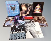 Nine concert programmes to include Aerosmith Pump and Get a Grip Tour, Def Leppard High n' Dry,