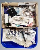 A box of costume jewellery,