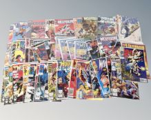 A tray of Marvel comics featuring Wolverine