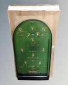 A pin football bagatelle game with original box