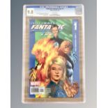 Marvel Comics : CGC Universal Grade Ultimate Fantastic Four, #1, comic, slabbed and graded 9.8.