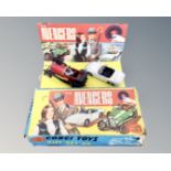 A Corgi Toys gift set #40 The Avengers, John Steed's Vintage Bentley and Emma Peel's Lotus Elan S2,