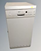 A Bosch Excel slim line dish washer