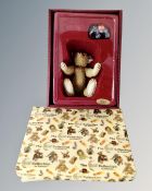 A Steiff collection by Inesco ceramic bear ornament in box