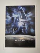 Star Trek and Star Wars posters: The future begins, Picard, Deep space nine,