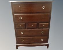 A Stag Minstrel seven drawer chest