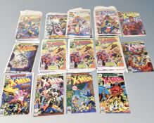 A tray of X-Men and the Uncanny X-Men Marvel comics (duplicate copies)