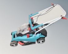 A Bosch electric lawn mower
