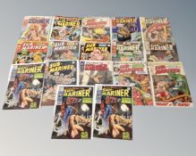 A tray of Marvel comics, The Sub-Mariner, 15¢, 20¢ and 25¢ covers,